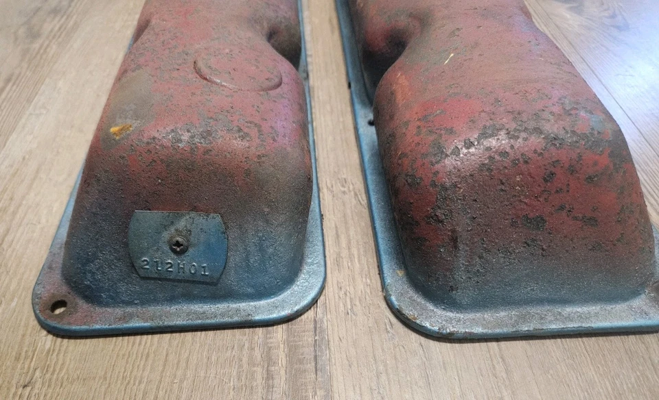 Cubiertas de válvula de motor AMC AMX Javelin Jeep Matador V8 290 304 343 360 390 401 OEM Foto 2 de 4