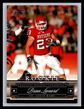 2007 Playoff Prestige #238 Brian Leonard Base Rookie Card RC St. Louis Rams. rookie card picture