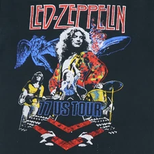 New 1977 Led Zeppelin White Unisex All size shirt NG2548