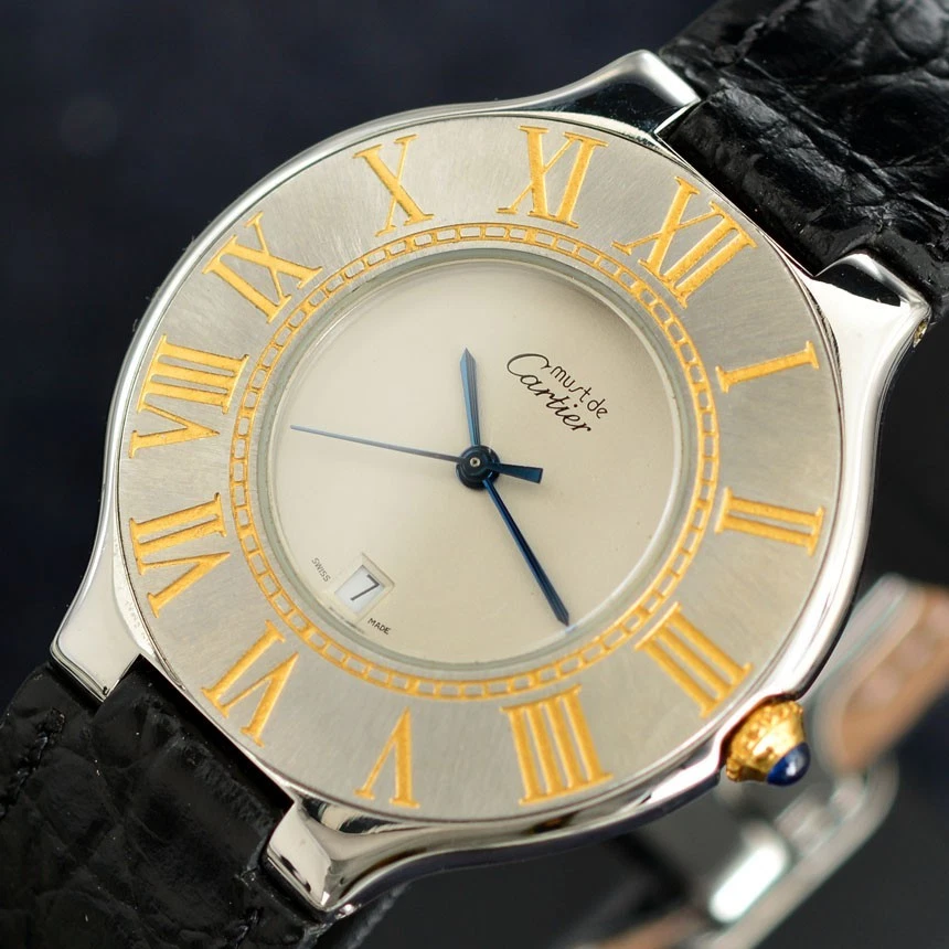 Cartier Must de Cartier 21 - 35 mm, Stainless Steel for sale | eBay