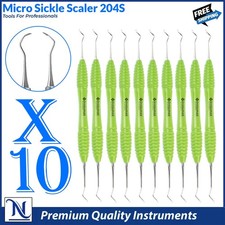 Sickle Scaler 204S Dental Hand Instruments Pro Periodontal Pick Hygiene Tool