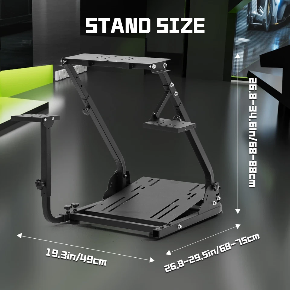 Hottoby G29 Racing Steering Wheel Stand Foldable Fit Logitech G920 Thrustmaster - Image 2 of 4