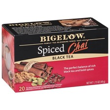 Bigelow Spiced Chai Tea, 20 Bags, 1.73 Ounces Pack Of 6