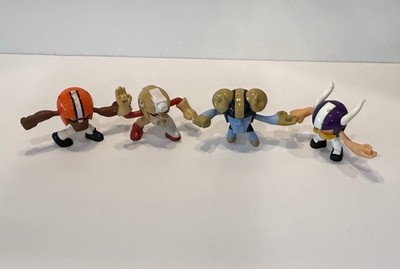 2013 NFL Rush Zone McDonald's Happy Meal Figures (4) VIKINGS RAMS 49ers BROWNS