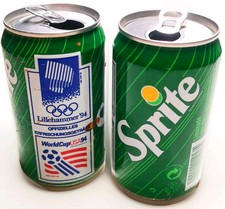 Sprite Getränkedose WM 1994 Lillehammer 94 World Cup USA Can German Edition