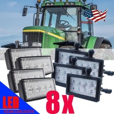 Led Work Light Flood Lamps Kit For John Deere 7610 7710 7810 8100 8200 8300 8400