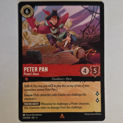 Disney Lorcana TCG - Peter Pan Pirate's Bane -  120/204 Englisch