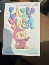 POP MART Labubu The Monsters Lazy Yoga Series Vinyl Figure Blind Box Authentic 