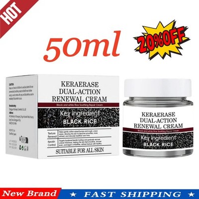 Premium Black Rice Soothing Keraerase Cream Dual Action Renewal Cream -New