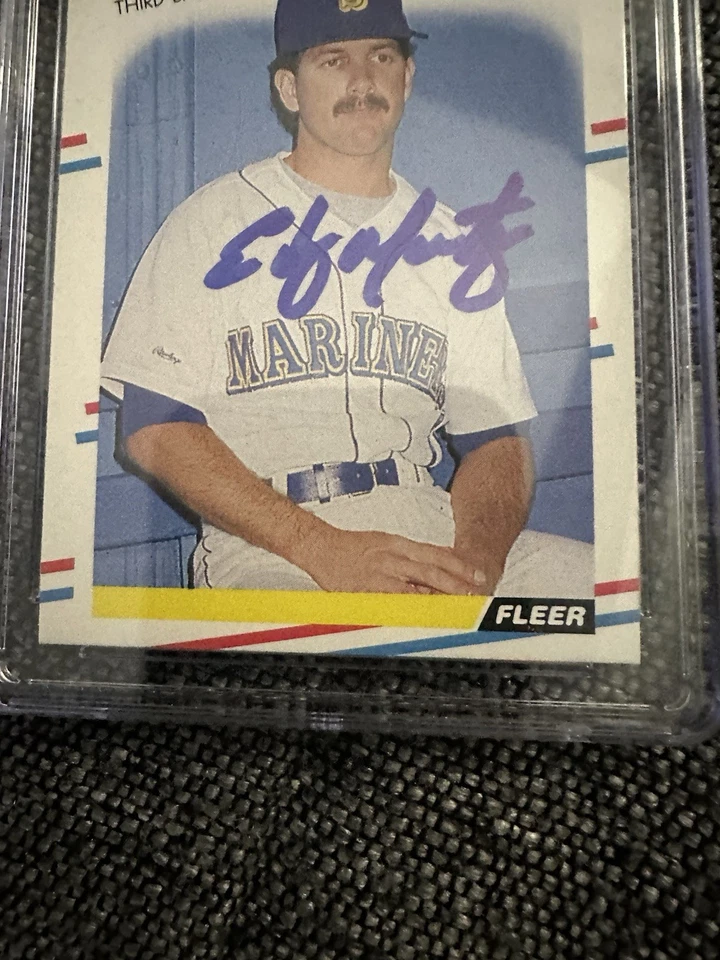 Fleer 1988 - Edgar Martinez #378 CGC + JSA AU - automático 10 Foto 4 de 4