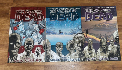 The Walking Dead Volume 1,2,3 Image Comics Kirkman Moore Bundle Graphic Novel