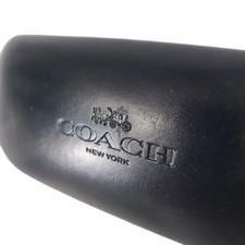 Coach New York Glasses Case Authentic Black Hard Clamshell Sunglasses Eyeglasses