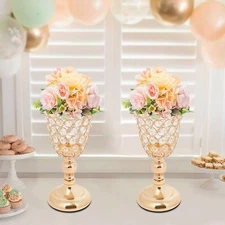 Wedding Flower Vases 2Pcs Flower Vases for Centerpieces Wedding Vase for Tables