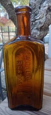 Antique Mrs. S.A. Allen's Worlds Hair Restorer Bottle - New York