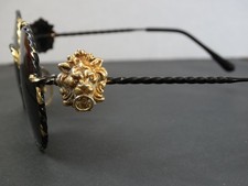  Rare  Vintage Italy Moschino Persol Sunglasses - Gold Lion Heads