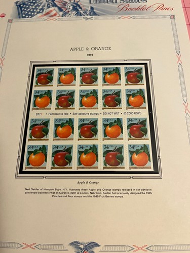 U.S. 2001 Stamps – Mint, NH Booklet Panes - Picture 7 of 12