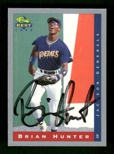 1993 Classic  #209 Brian Hunter signed autograph black sharpie BXCP41