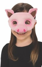 Piggy Plush Mask Pig Farm Pet Animal Fancy Dress Halloween Costume Accessory