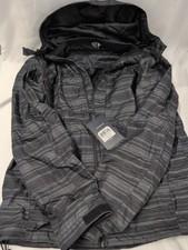 Asics Men's Jacket, Size Medium , Reflective Thread Woven Into Stripe