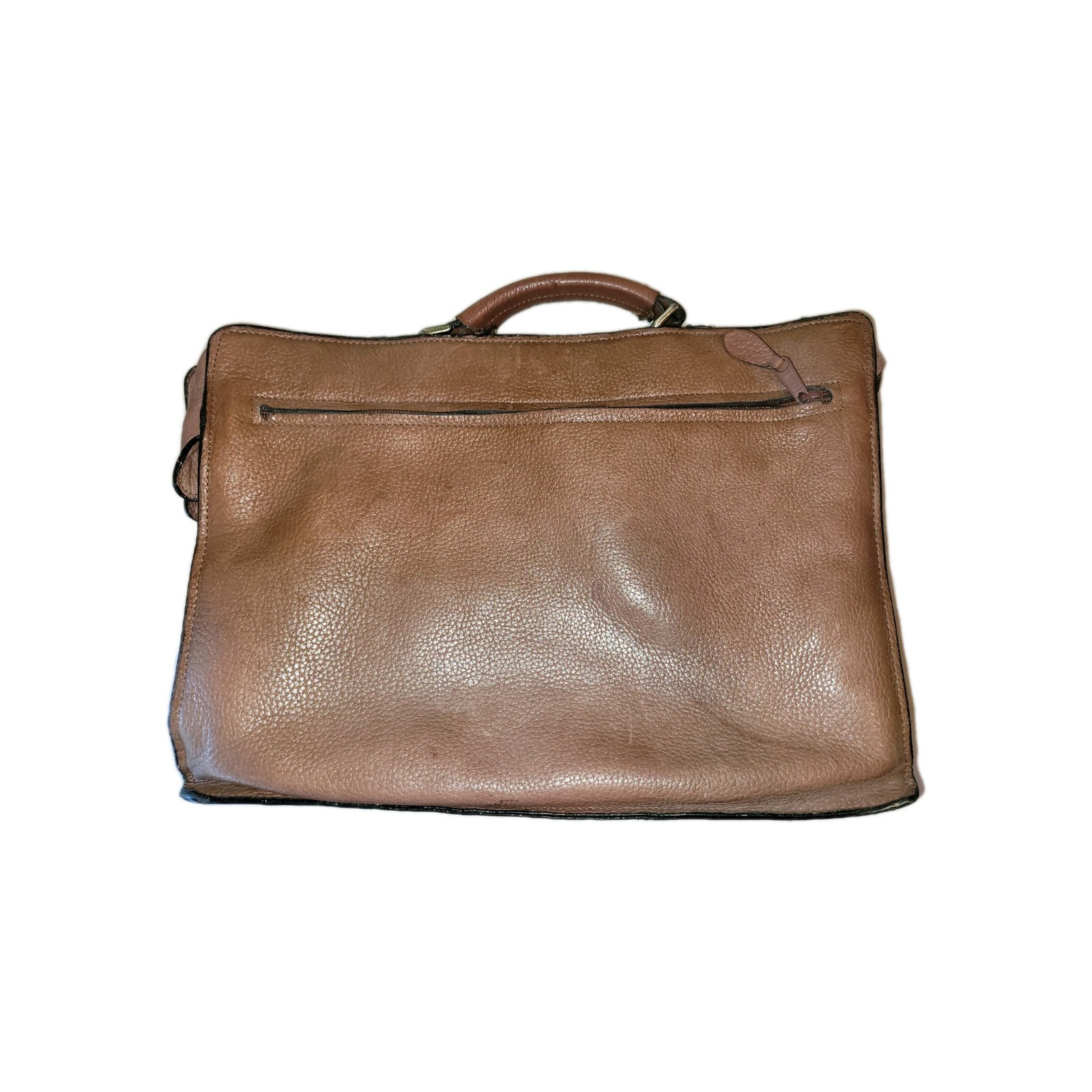 Leather Briefcase Brown - image 2