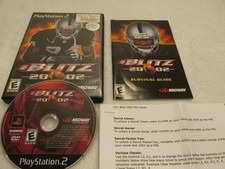 NFL Blitz 20-02 (Sony PlayStation 2, 2002)  EXCELLENT Condition!  SHOWN WORKING!