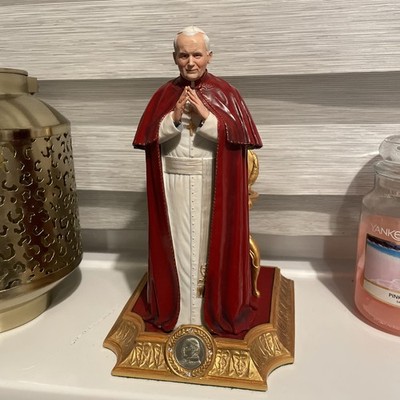 Danbury Mint Pope John Paul II A Papal Blessing Resin Figur Sammlerstück