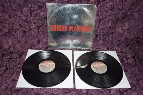Kiss – Double Platinum 1978 NBLP 7100-2 1st Santa Maria 2XLP Embossed G+/G+
