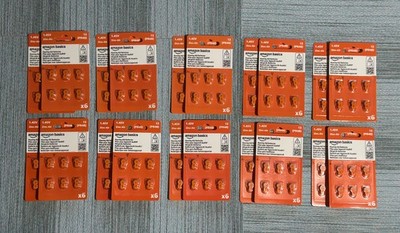 Amazon Basics Hörgerätebatterien 13 PR48 Orange Neu 240 120 60 30 6 x Stück 2029