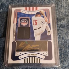 2024 Stars & Stripes - Ben Abeldt - #SM-BA Black Gold Collegiate Auto Relic /50