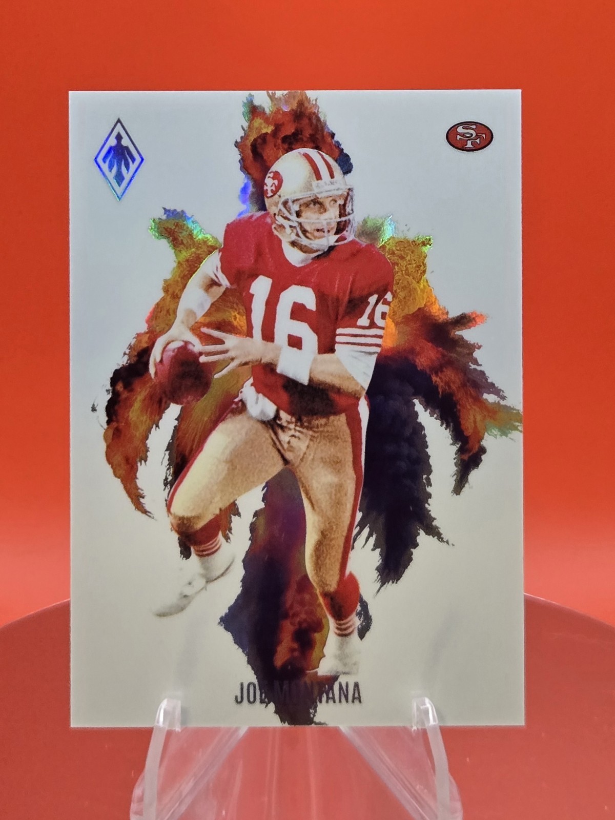 2024 Panini Phoenix Joe Montana San Francisco 49ers Color Blast Case Hit #CB-JMA