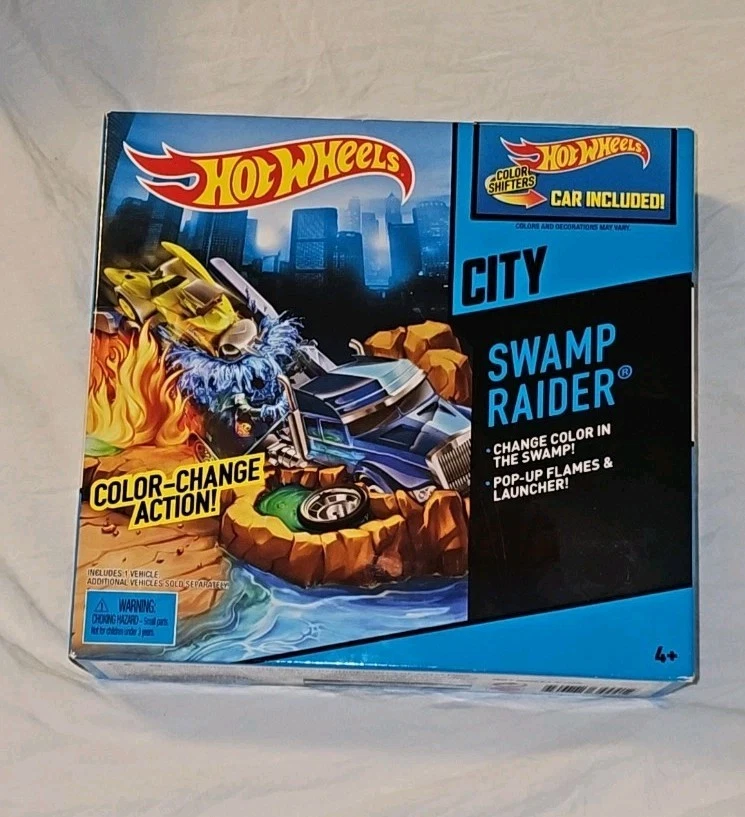 EvezBeadz Hot Wheels City Swamp Raider Juego Juguete BHN12 BHN14 2013 Nuevo Mattel Foto 2 de 4