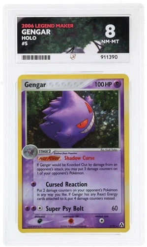 ACE 8   - Gengar - 5/92 - Legend Maker - Pokemon - Holo Rare - English