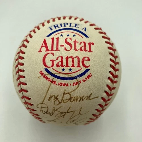 Todd Helton Pre Rookie 1997 Triple A All Star Game Team Signed Baseball