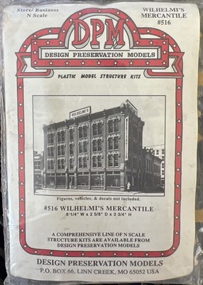 DPM Design Preservation Models #516 WILHELMI'S MERCANTILE N Scale new unopened