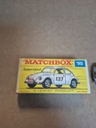OLD VINTAGE LESNEY MATCHBOX # 15 VOLKSWAGEN 1500 White SUPERFAST ORIGINAL BOX