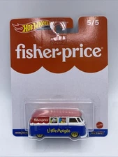 Hot Wheels 2022 Volkswagen T1 Panel Bus Little People Real Riders Fisher Price