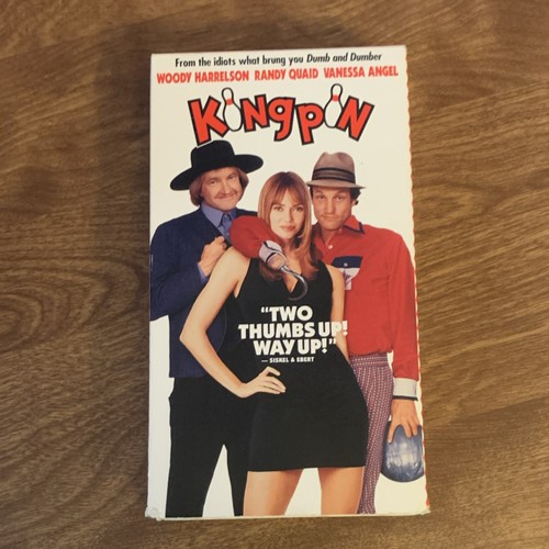 MGM Home Video Kingpin (VHS, 1996, PG-13) Woody Harrelson Randy Quaid Vanessa A…