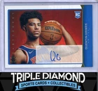 2021-22 Panini PhotoGenic Quentin Grimes Rookie Autograph Auto NY Knicks Y62