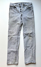 Vintage 501 Levi's Men s Gray Acid Wash Denim Jeans Button Fly Straight Leg USA