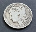 1893-CC Morgan Silver Dollar $1 VF Details Very Fine Rare Carson City Coin