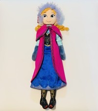 Disney Store Frozen Queen Anna 20 Plush Doll Stuffed Soft Toy