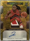 2024 Panini Obsidian Jonathan Mogbo #RJI-MOG Rookie Jersey Gold /10 Auto