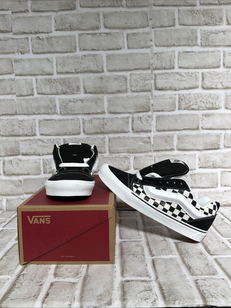 Vans Knu Skool Checkerboard Black/White Men Sneakers VN000D22BPB