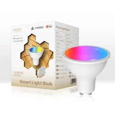 MOES Smart Matter WiFi GU10 LED Light Bulbs CW RGB Dimmable Homekit/Alexa/Google