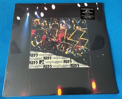 KISS ''MTV Unplugged'' Vinyl 2LP album 180G Audiophile 2014 Press Poster Ace New