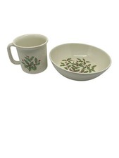 LENOX HOLIDAY DINNERWARE FOR CHILDREN - 2 PC SET Bowl Cup Melamine
