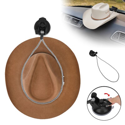 Car Hat Mounts Cowboy Cap Holder Rack Door Storage Hanging Suction Cup Hanger
