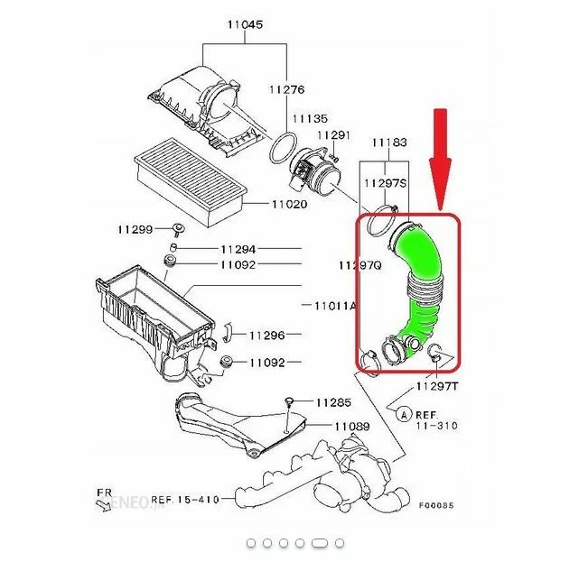 Ansaugschlauch für SMART MCC FORFOUR 1.5 CDI 6395200086 Luftleitung 6390100682 - Bild 4 von 4