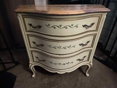 French Drexel Off White Vintage 3-Drawer Dresser with Beautiful Vine Design | eBay French Drexel Off White Vintage 3-Drawer Dresser with Beautiful Vine Design | eBay