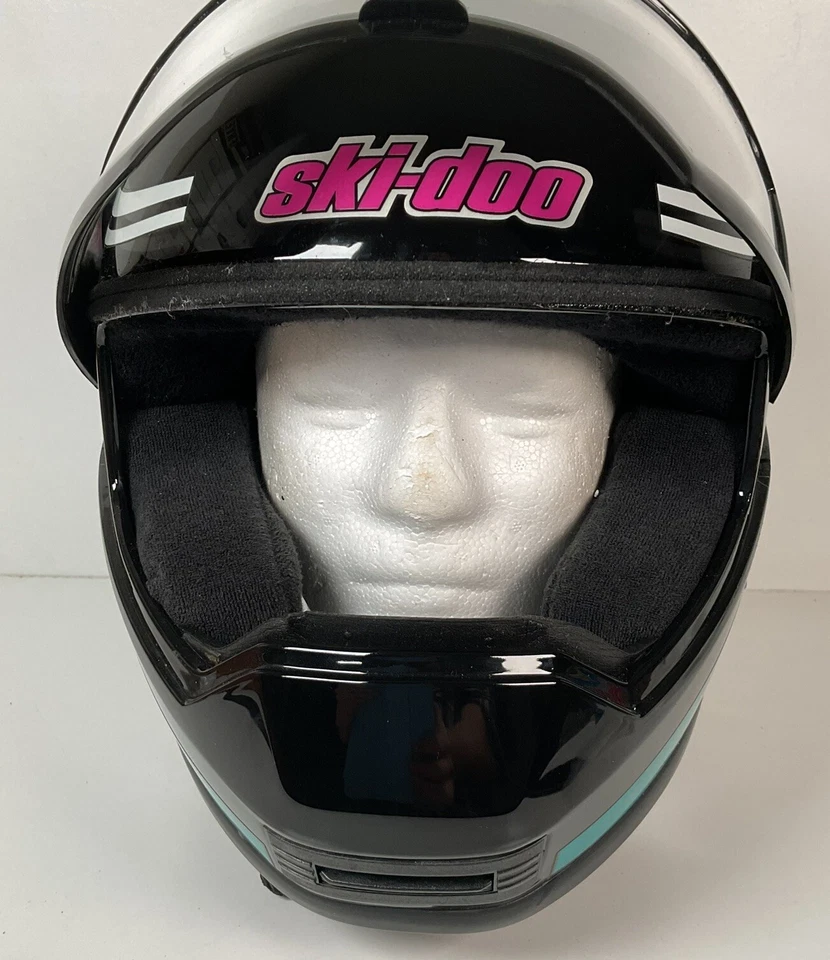 Vintage Ski-Doo Lazer Full Face Snowmobile Helmet Large - Image 4 of 4